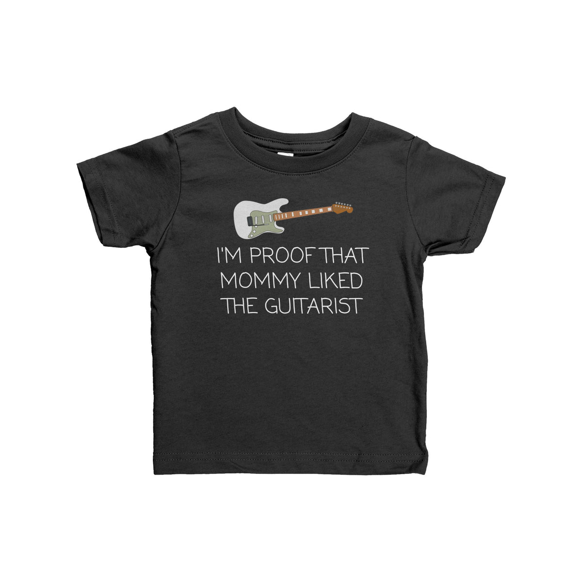 Cute Guitarist Baby Tee Guitar Player Infant Shirt Mommy Liked The Guitarist Guitarist Baby Gift Idea Many Sizes And Colors Graphic Tee – Soft Feel · High-Quality Print