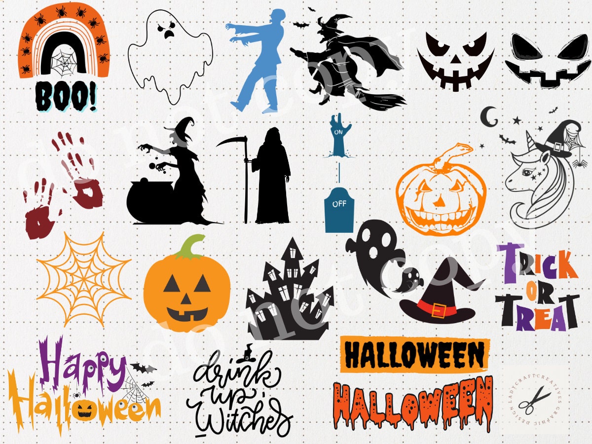 Halloween svg bundle Halloween Cliparts Halloween Icons Halloween Svg PNG and Cricut svg Bundle Graphic Tee – Cozy Vibes · Great Gift For Fans