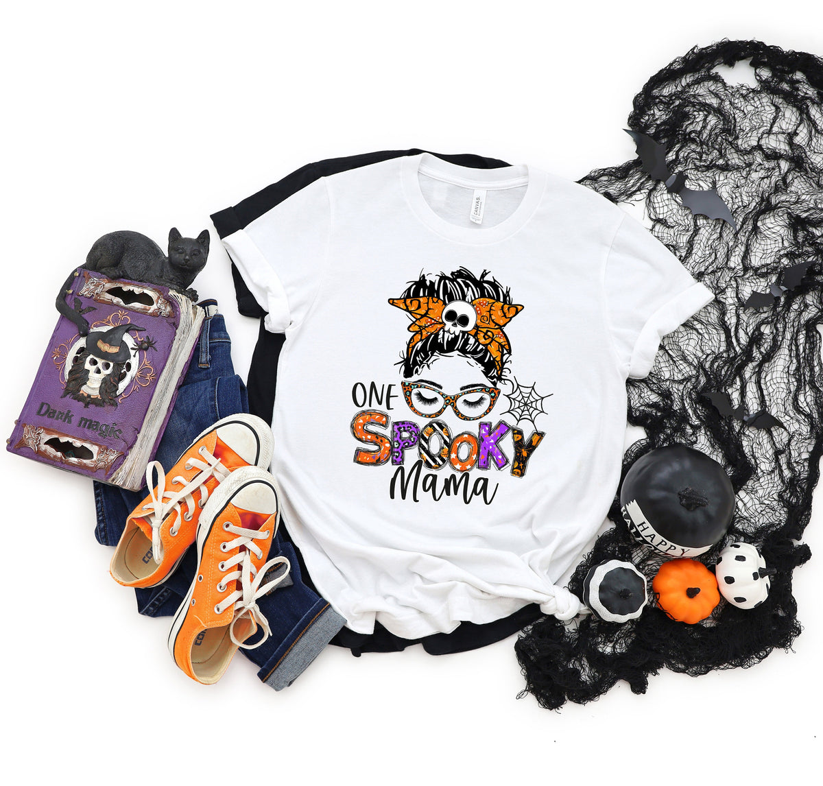 Spooky Mom Shirthalloween Mom shirtHalloween Party Halloween TshirtHocus Pocus ShirtHalloween Funny TeeHalloween Dinosaur Shirt Graphic Tee – Soft Feel · High-Quality Print