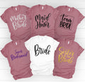 The Bride ShirtWedding ShirtMaid of Honor ShirtJust Married ShirtBridesmaid ShirtsNewly Married TeeFlower Girl Shirtbridal party tee Graphic Tee – Premium Graphic · Must-Have Style