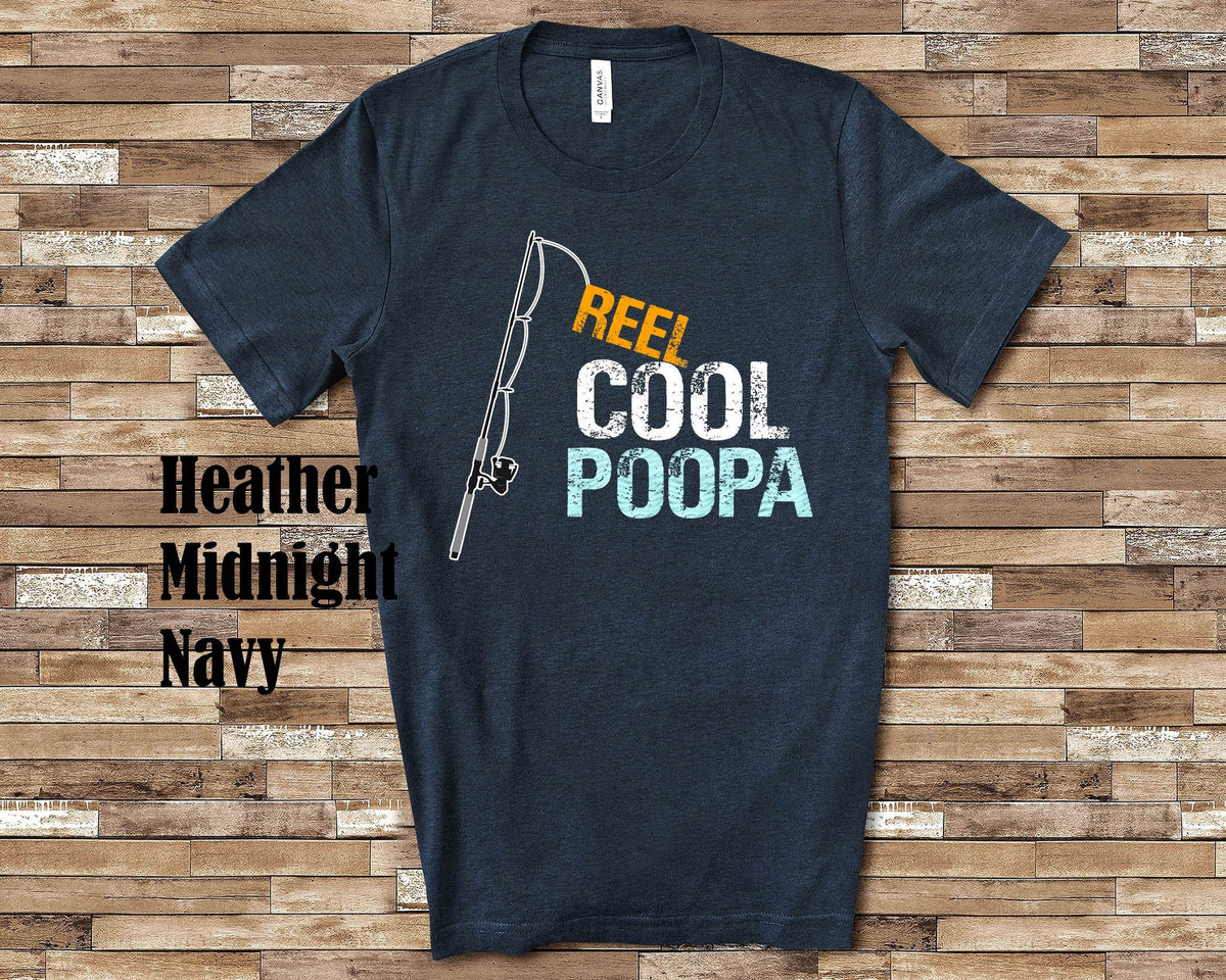 Reel Cool Poopa Shirt Tshirt Poopa Gift from Granddaughter Grandson Birthday Fathers Day Grandparent Gifts for Poopa Graphic Tee – Bold Style · Top Pick For Any Outfit