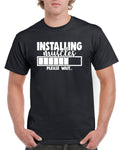 Birthday Gifts For Dad Men Mens Gym T Shirt Workout Top Funny TShirt Unisex Gym TShirt Weightlifting Shirt Fitness Installing Muscles Graphic Tee – Cozy Vibes · Perfect For Daily Wear