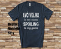 Av Velho Is My Name Grandpa Tshirt Brazilian Grandfather Gift Idea for Father39s Day Birthday Christmas or Pregnancy Reveal Announcement Graphic Tee – Feel-Good Design · High-Quality Print