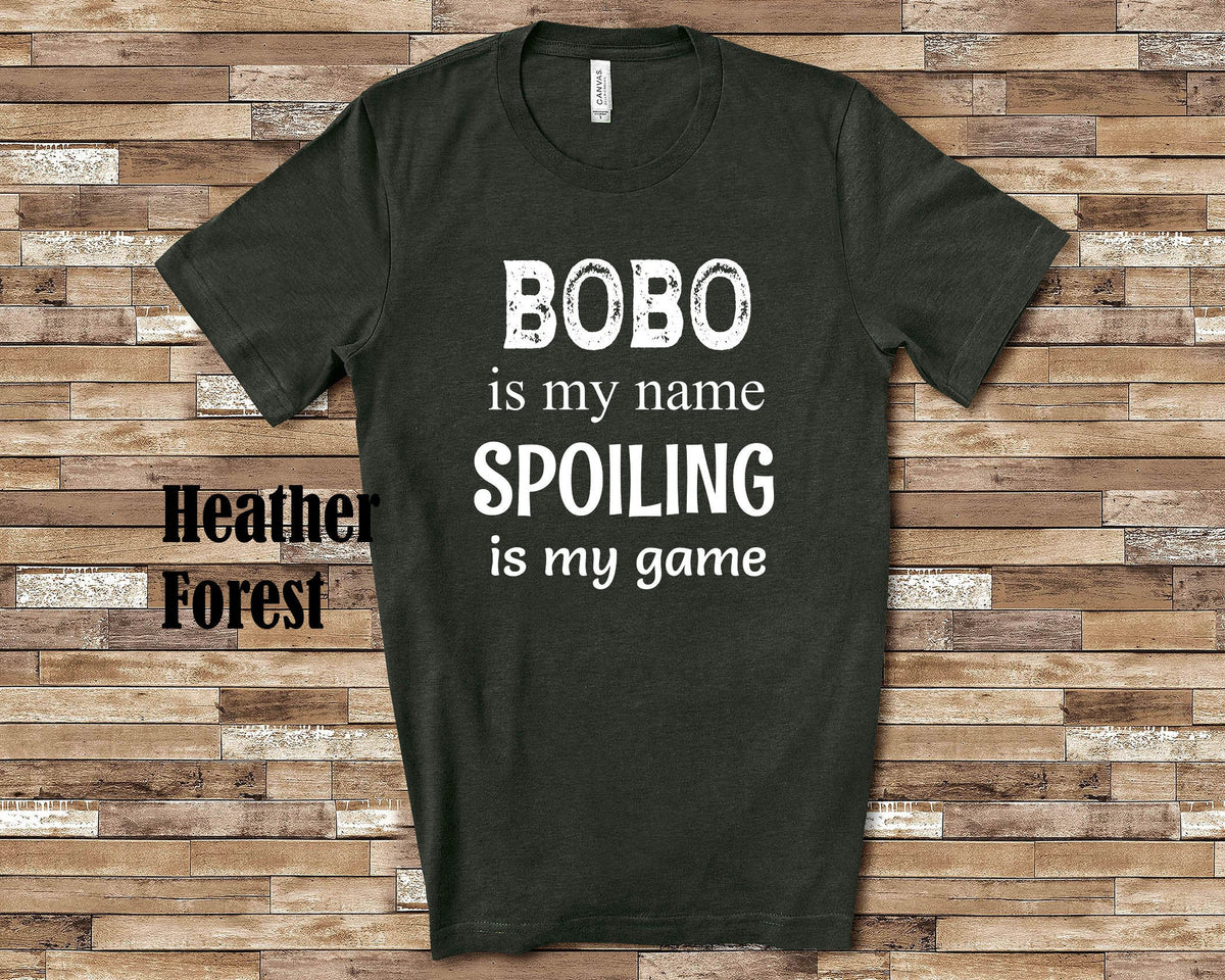 Bobo Is My Name Grandpa Tshirt Special Grandfather Gift Idea for Father39s Day Birthday Christmas or Pregnancy Reveal Announcement Graphic Tee – Bold Style · Top Pick For Any Outfit