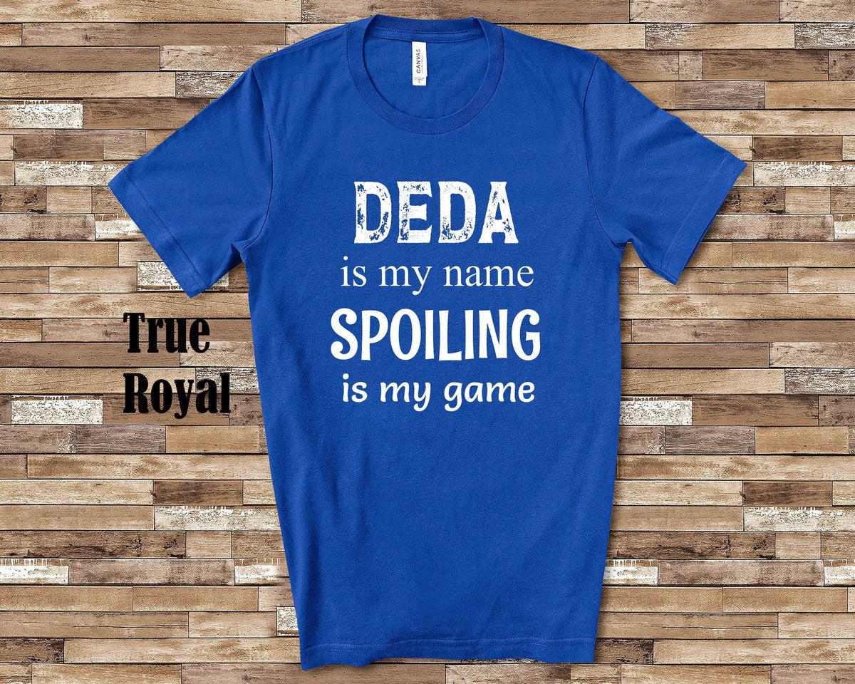 Deda Is My Name Grandpa Tshirt Russian Czech Grandfather Gift Idea for Father39s Day Birthday Christmas or Pregnancy Reveal Announcement Graphic Tee – Warm & Stylish · Trending Graphic Apparel