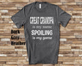 Great Grandpa Is My Name Tshirt Special Grandfather Gift Idea for Father39s Day Birthday Christmas or Pregnancy Reveal Announcement Graphic Tee – Soft Feel · Trending Graphic Apparel