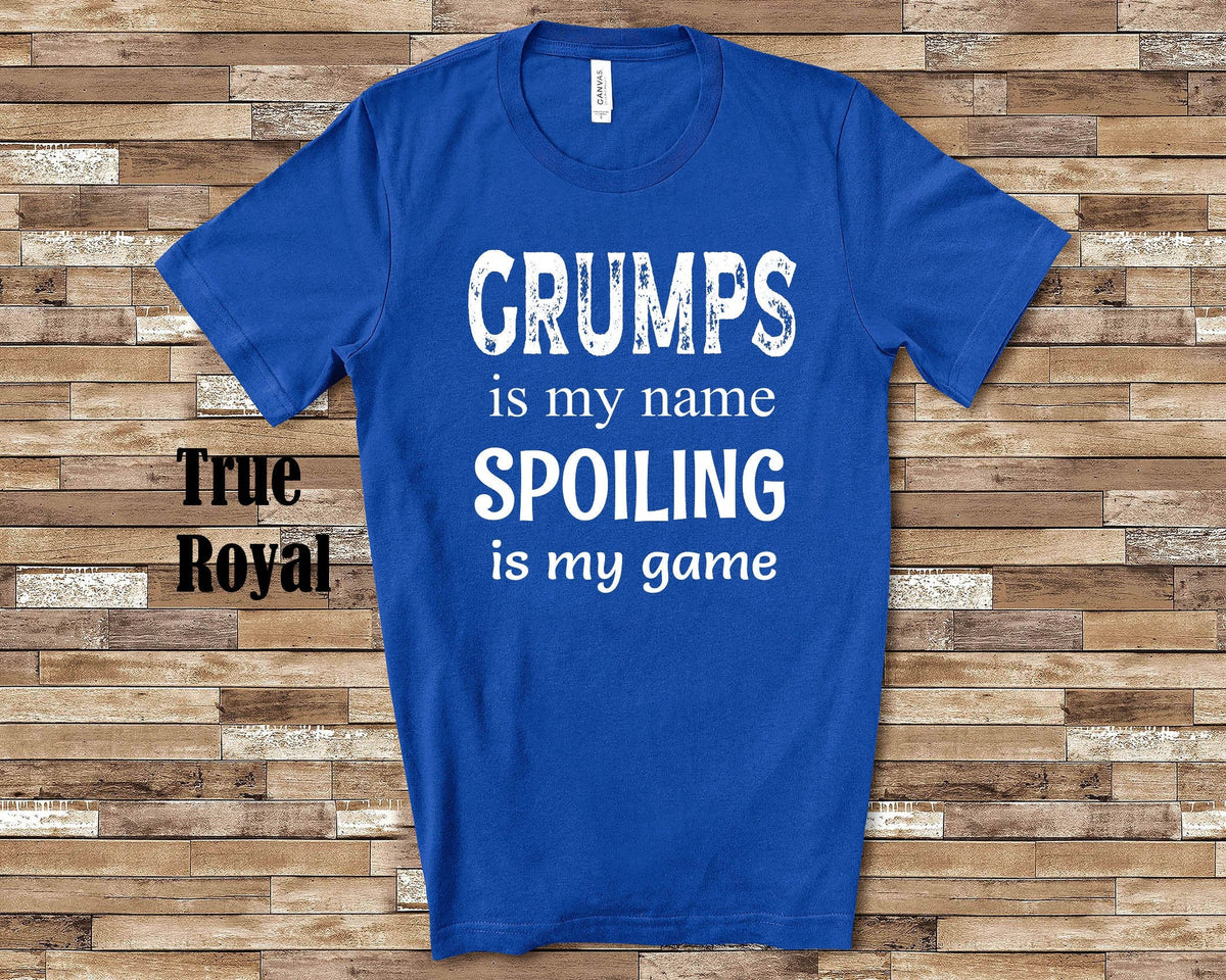 Grumps Is My Name Grandpa Tshirt Special Grandfather Gift Idea for Father39s Day Birthday Christmas or Pregnancy Reveal Announcement Graphic Tee – Warm & Stylish · Great Gift For Fans