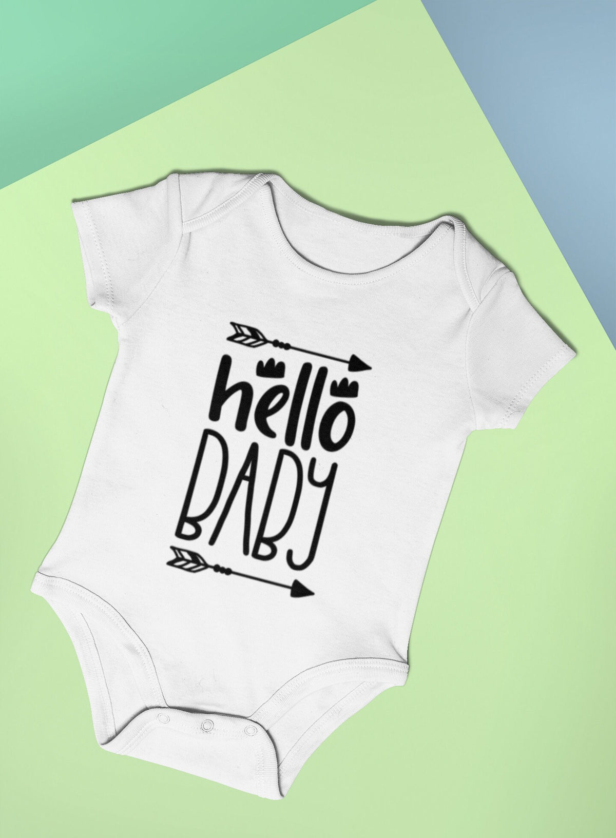Baby Bodysuit Hello Baby Funny Baby Vest Baby Shower Gift New Baby Gift Baby Onesie Graphic Tee – Aesthetic Look · Great Gift For Fans