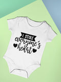 Baby Bodysuit I Stole Everyones Heart Funny Baby Vest Baby Shower Gift New Baby Gift Baby Onesie Graphic Tee – Soft Feel · Top Pick For Any Outfit