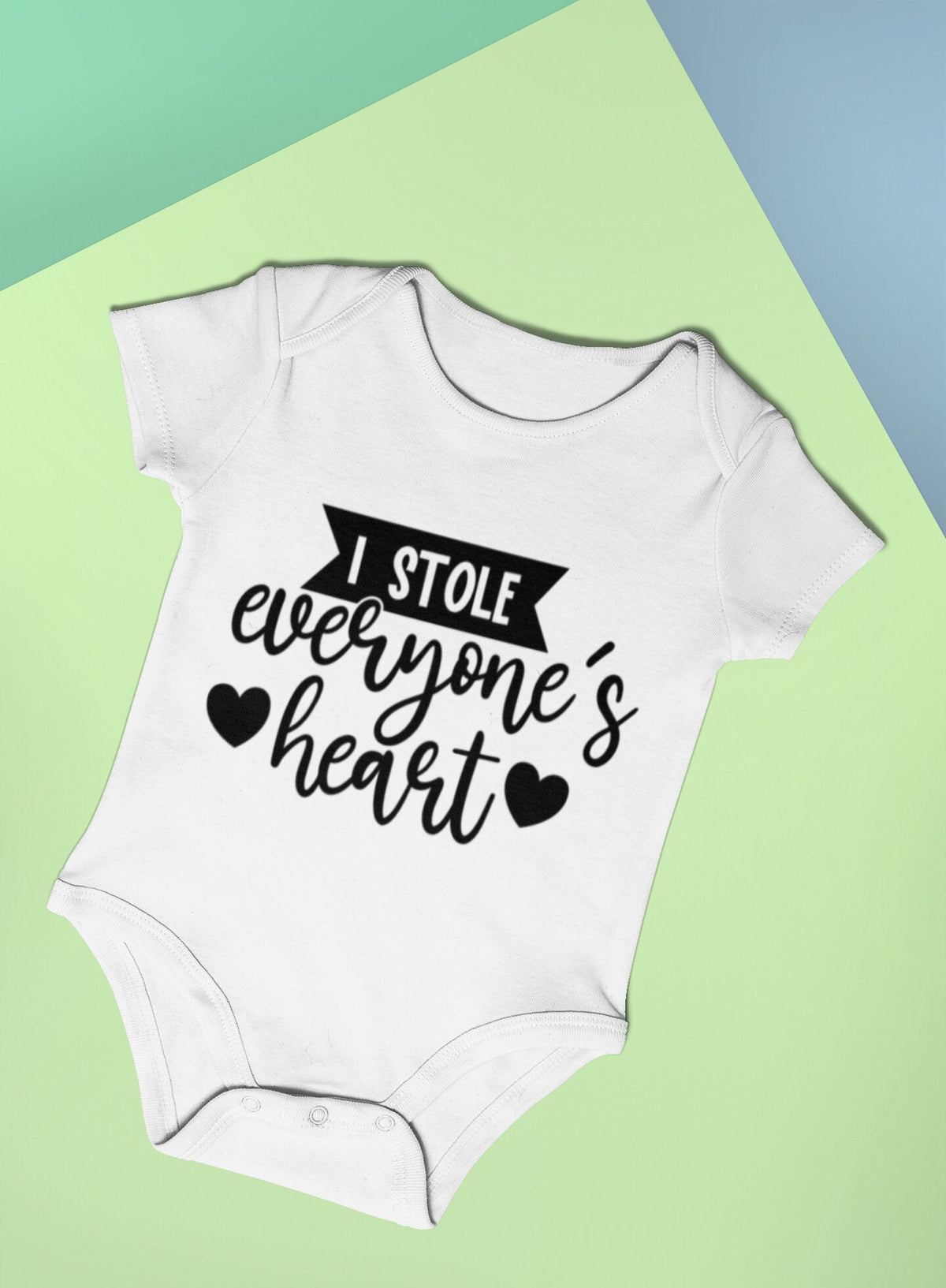 Baby Bodysuit I Stole Everyones Heart Funny Baby Vest Baby Shower Gift New Baby Gift Baby Onesie Graphic Tee – Soft Feel · Top Pick For Any Outfit