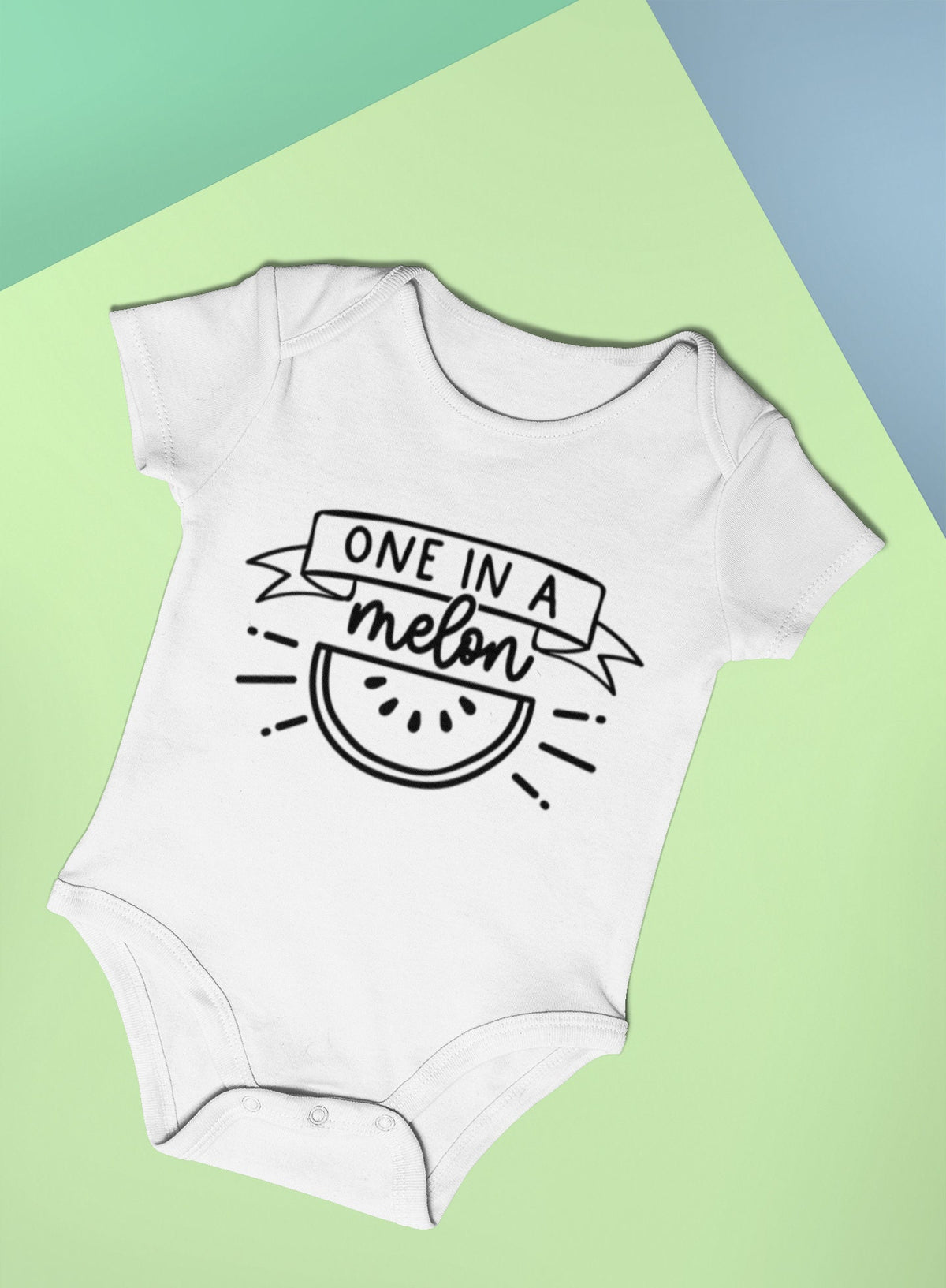 Baby Bodysuit One In A Melon Funny Baby Vest Baby Shower Gift New Baby Gift Baby Onesie Graphic Tee – Premium Graphic · High-Quality Print