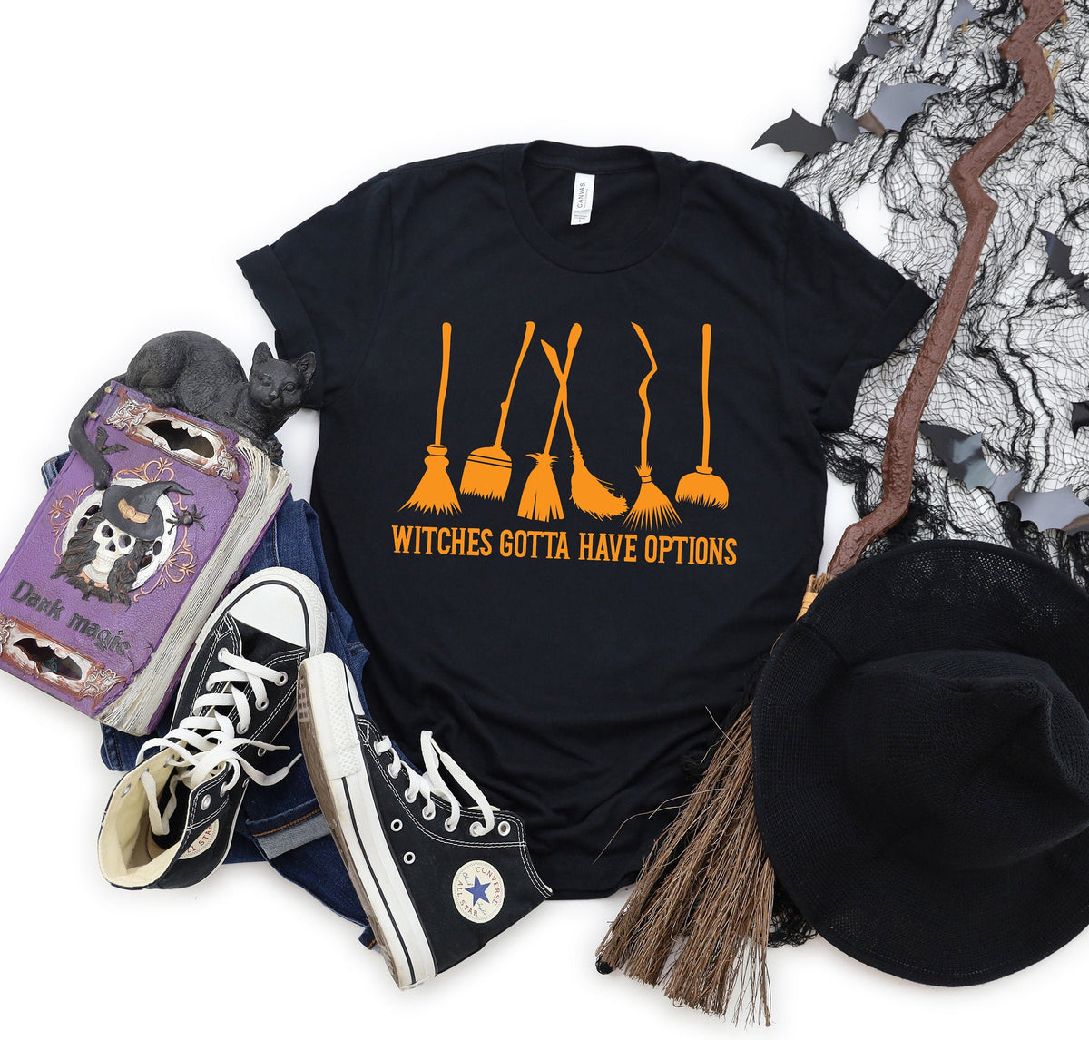 Witches Gotta Have Options ShirtHalloween 2022 ShirtSanderson SistersHocus ShirtHalloween Funny TeeFall ClothingHalloween Witch Shirt Graphic Tee – Soft Feel · Top Pick For Any Outfit
