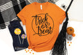 Trick or Treat Halloween Shirts Funny Halloween Shirts Witch Shirt Hocus Pocus Shirt Trick or Treat ShirtHalloween ShirtToddler Graphic Tee – Aesthetic Look · Must-Have Style