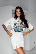 Graffiti Anime Shirt Cute Doodle Shirts Oversized Tshirt Kawaii Graphic Tee Hip Hop T Shirt Mushroom Tees Ladies Music Shirt Graphic Tee – Fan Favorite · Great Gift For Fans