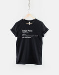 Deja Poo TShirt Dictionary Excerpt Funny Gross Sarcastic TShirt Graphic Tee – Fan Favorite · Top Pick For Any Outfit