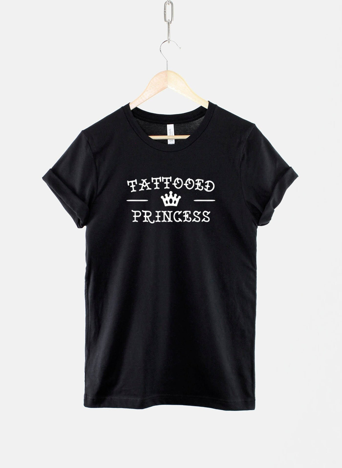 Tattooed Princess TShirt Tattoo Goth Girl TShirt Graphic Tee – Aesthetic Look · High-Quality Print