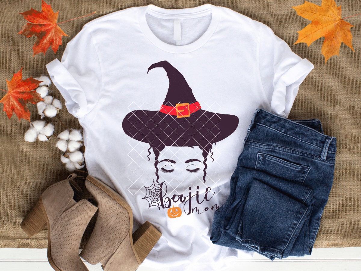 Halloween Mom svg Halloween Mom Life svg Boojie Mom PNG SVG Halloween Svg PNG and Cricut Cutfile Graphic Tee – Fan Favorite · High-Quality Print