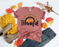 Thankful Rainbow Pumpkin ShirtThanksgiving Vacation ShirtFamily Thanksgiving Shirt Thanksgiving Food ShirtThanksgiving Dinner Shirt Graphic Tee – Warm & Stylish · Perfect For Daily Wear