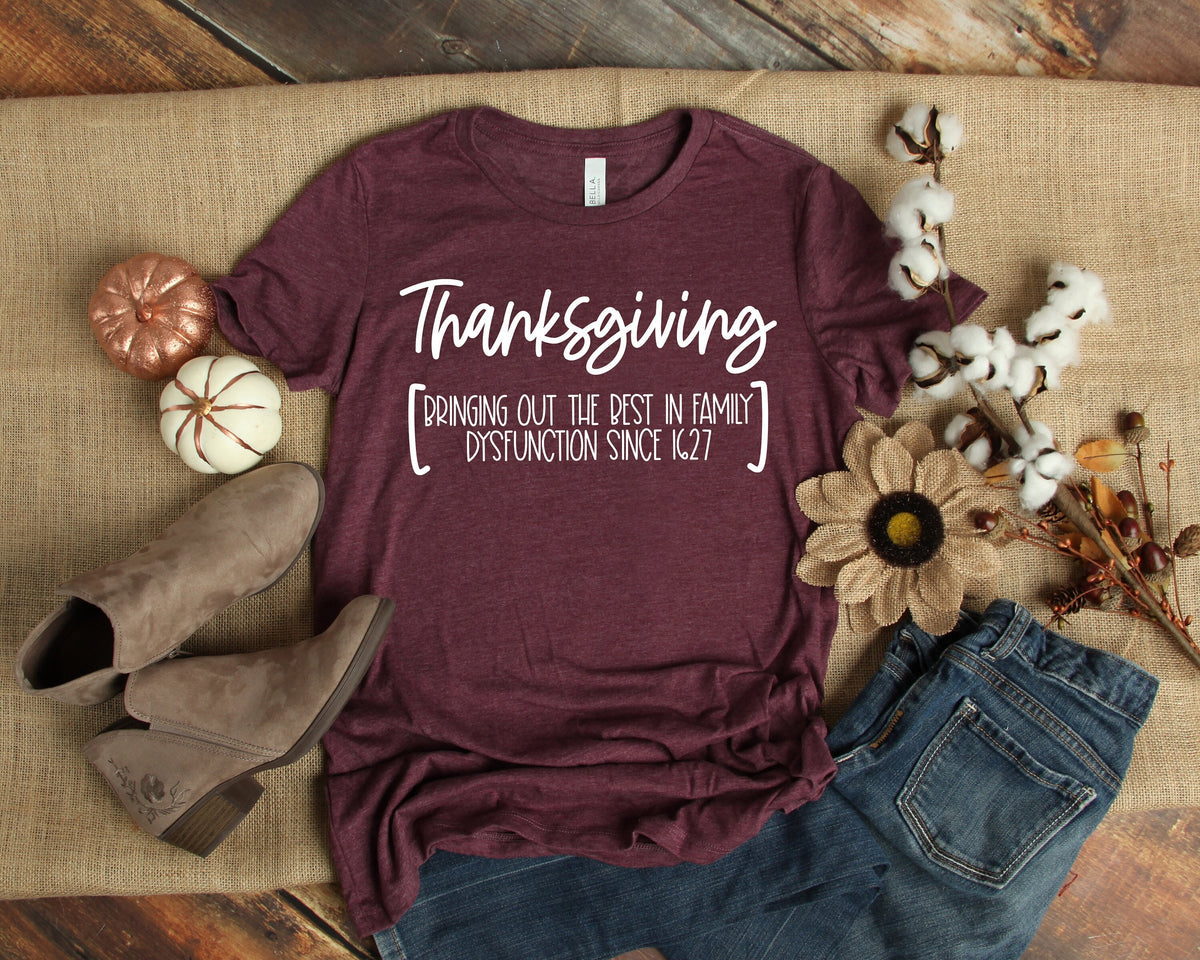 Thanksgiving Bringing Out The Best In Family ShirtThankful FallFall ShirtThankful Family ShirtsThanksgiving ShirtsBlessed Shirt Graphic Tee – Easygoing Wear · High-Quality Print