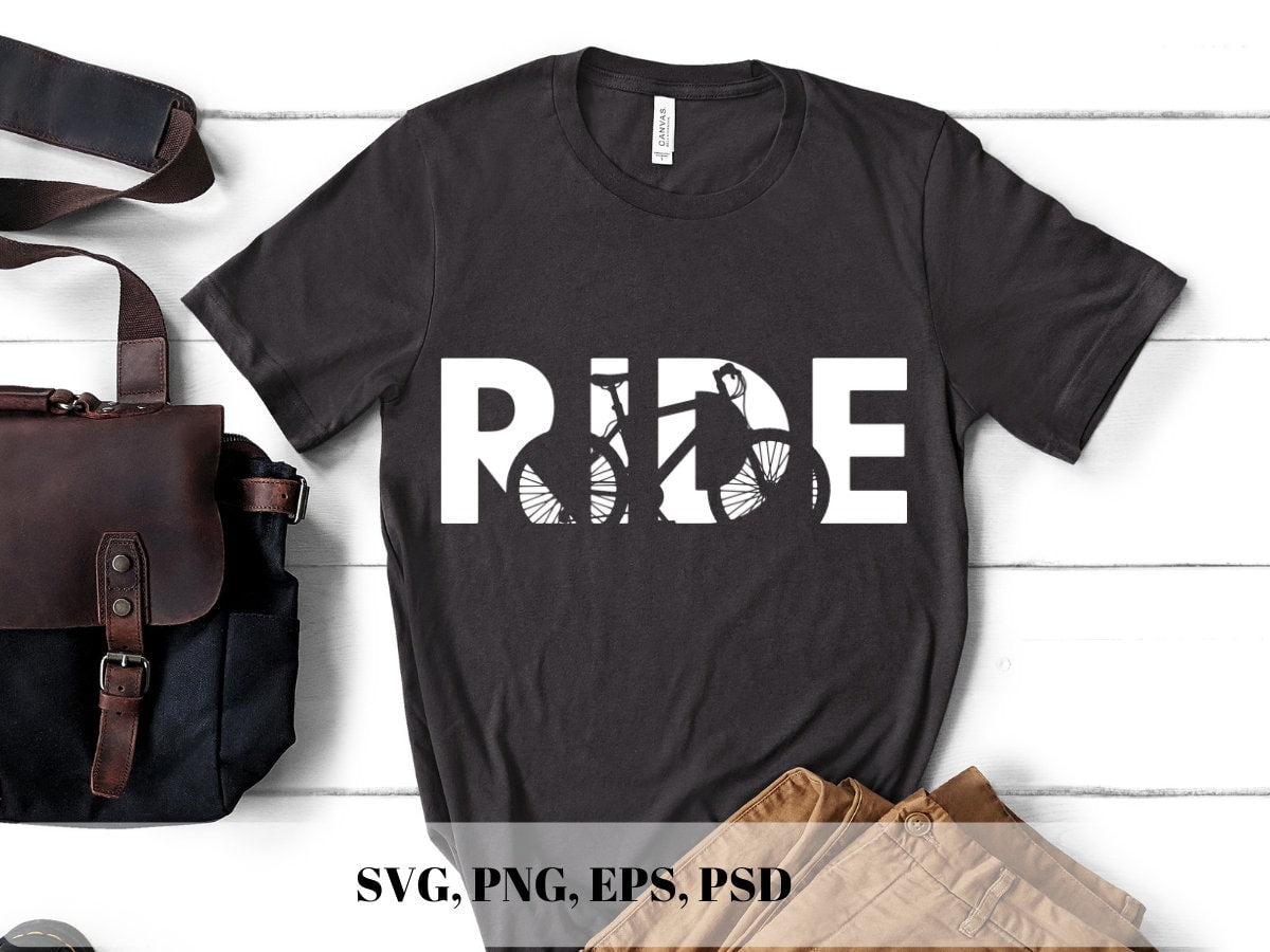 Mountain bike svg file Cycling svg Bicycle Ride Commercial Use Graphic Tee – Everyday Comfort · High-Quality Print