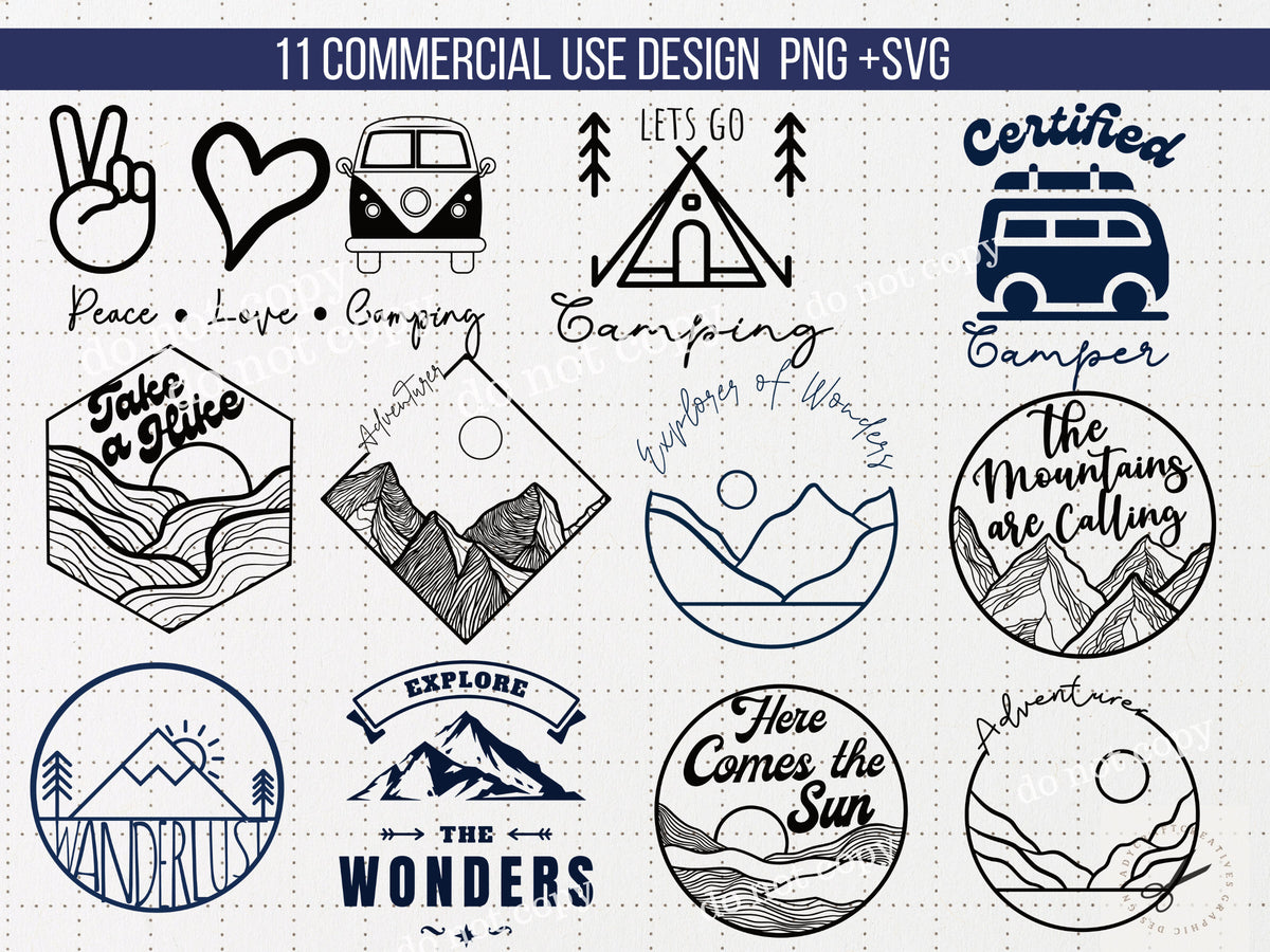 Camping SVG Bundle Camp svg designs Camping life svg camping sayings svg Camping PNG Cricut SVG Bundle Graphic Tee – Fan Favorite · Must-Have Style
