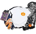 Halloween Pocket Size ShirtHalloween Party Halloween Tshirt Halloween T Shirt Pumpkin Shirt Orange shirt Matching Halloween Graphic Tee – Easygoing Wear · Top Pick For Any Outfit