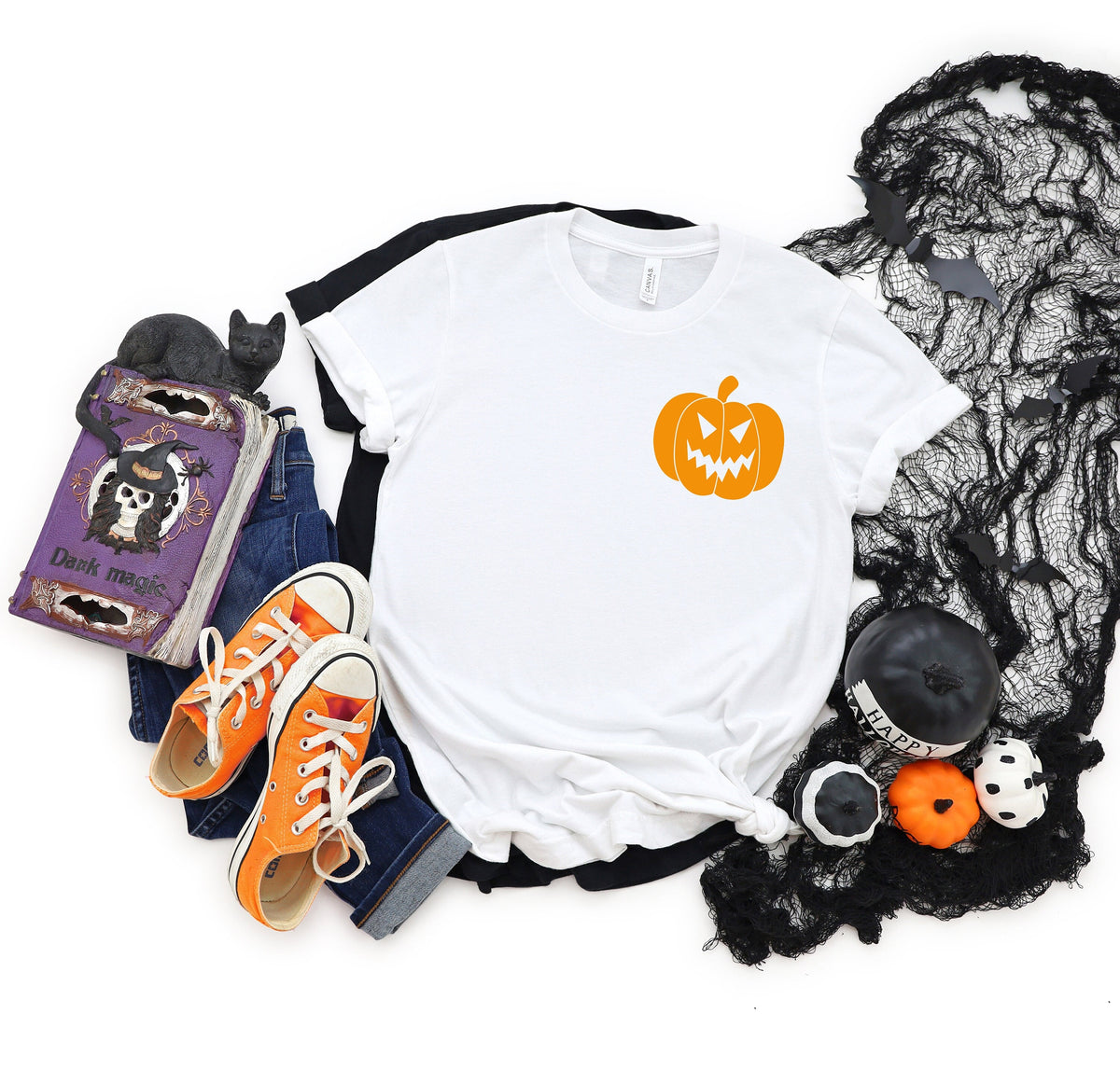 Halloween Pocket Size ShirtHalloween Party Halloween Tshirt Halloween T Shirt Pumpkin Shirt Orange shirt Matching Halloween Graphic Tee – Easygoing Wear · Top Pick For Any Outfit