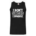 Mens Gym Tank Top Workout Top Funny Gym Vest Unisex Gym Vest Weightlifting Shirt Fitness Vest I Dont Sweat I Sparkle Tank Top – Easygoing Wear · Great Gift For Fans