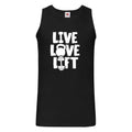 Mens Gym Tank Top Workout Top Funny Gym Vest Unisex Gym Vest Weightlifting Shirt Fitness Vest Live Love Lift Tank Top – Bold Style · Top Pick For Any Outfit