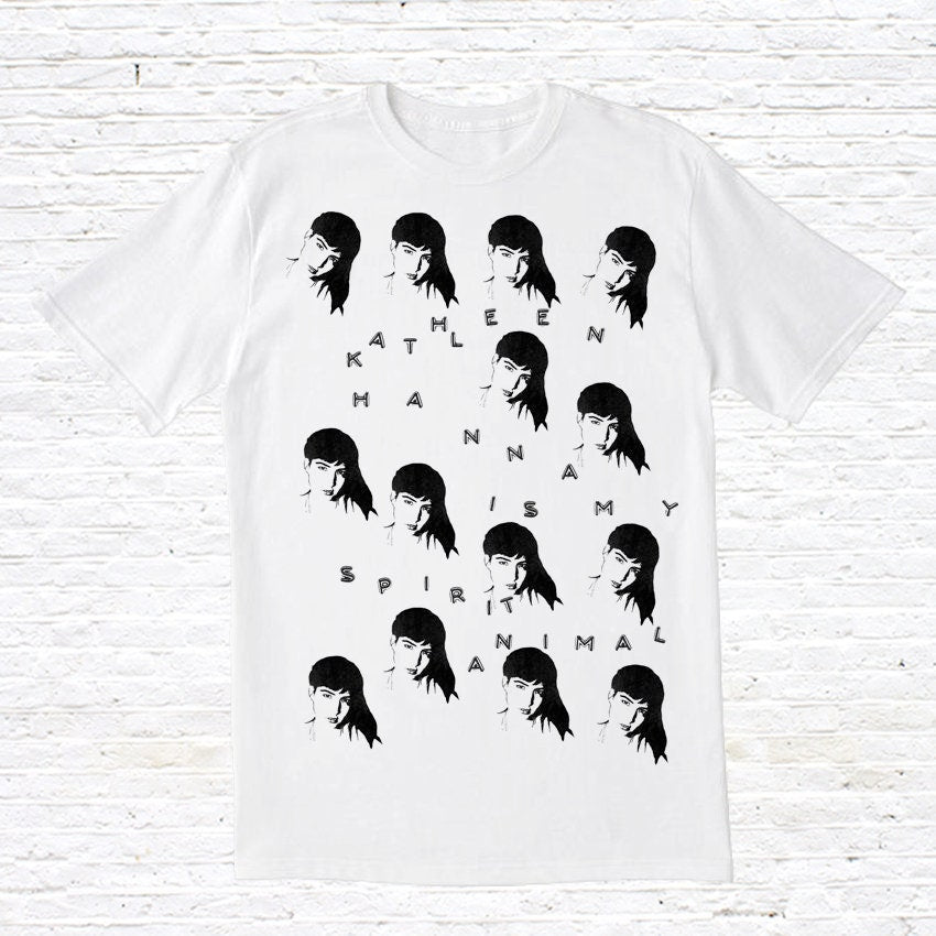 Kathleen Hanna Is My Spirit Animal T Shirt Graphic Tee – Warm & Stylish · High-Quality Print