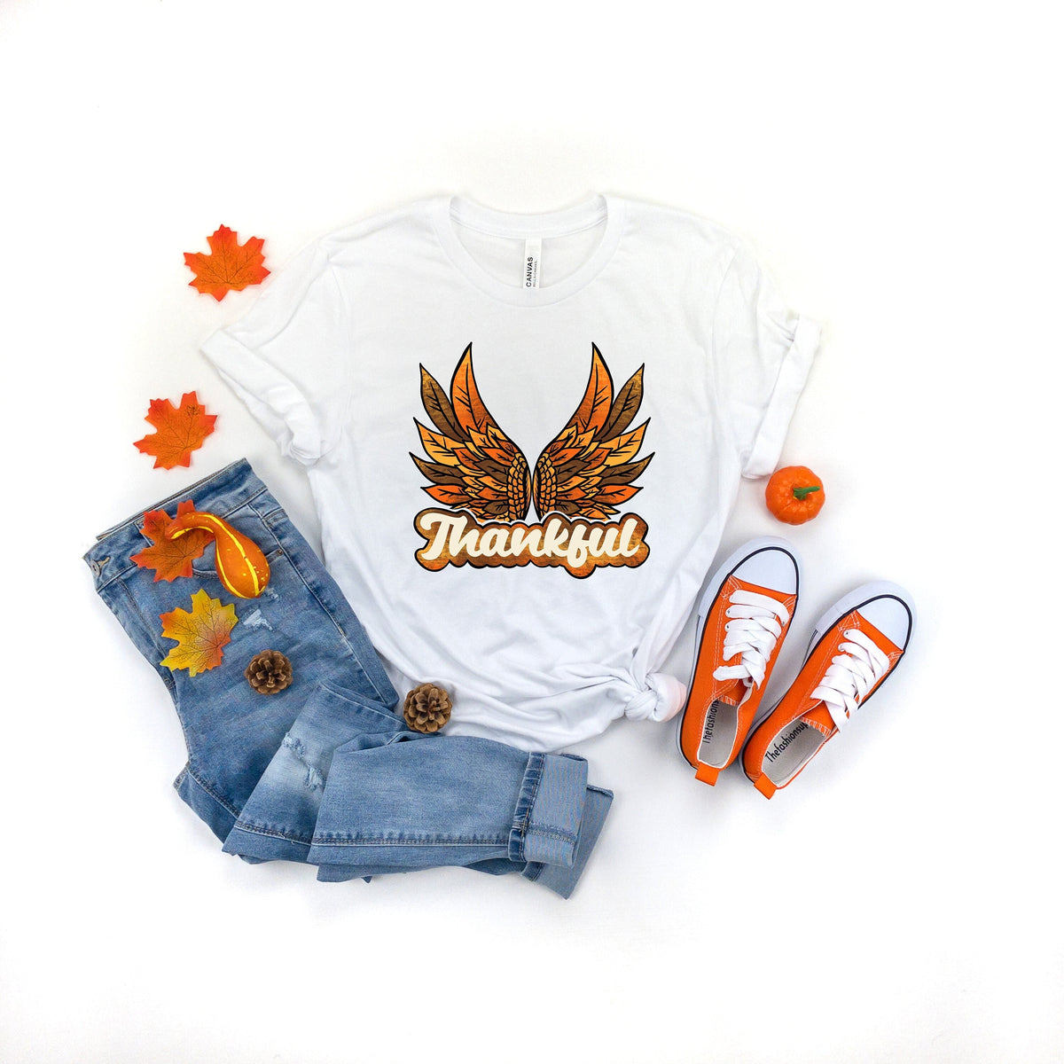 Thankful Butterfly Leopard ShirtThanksgiving ShirtThanksgiving Family ShirtsThanksgiving ShirtsThankful Grateful Blessed Shirt Graphic Tee – Feel-Good Design · Trending Graphic Apparel