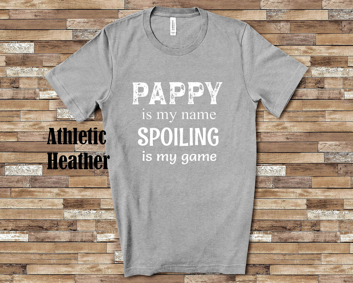Pappy Is My Name Grandpa Tshirt Greece Greek Grandfather Gift Idea for Father39s Day Birthday Christmas or Pregnancy Reveal Announcement Graphic Tee – Feel-Good Design · Trending Graphic Apparel