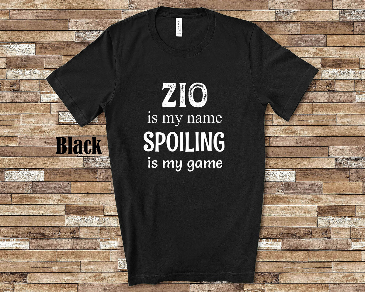 Zio Is My Name Tshirt Italy Italian Uncle Gift Idea for Father39s Day Birthday Christmas or Pregnancy Reveal Announcement Graphic Tee – Soft Feel · Trending Graphic Apparel