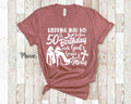 Stepping Into My 50th Birthday Funny 50th Tshirt for Women Unique Fiftieth Bday Gift Idea for Woman Friend Daughter or Mother Graphic Tee – Easygoing Wear · Top Pick For Any Outfit