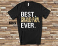 Best GrandPaw Ever Tshirt Gift from Granddaughter Grandson Fathers Day Birthday Grandfather Gifts Graphic Tee – Soft Feel · Great Gift For Fans