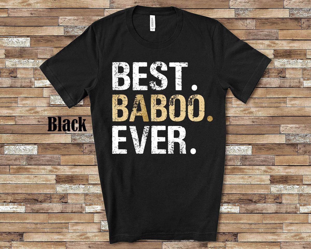 Best Baboo Shirt Gift from Granddaughter or Grandson Great Birthday Fathers Day or Christmas Present for Grandfather Graphic Tee – Fan Favorite · High-Quality Print
