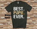 Best Popie Ever Grandpa Shirt Great Gift from Granddaughter Grandson for Grandfather Birthday Father39s Day or Christmas Graphic Tee – Warm & Stylish · Must-Have Style
