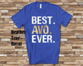 Best Avo Ever Grandpa Tshirt Gift for Grandfather Unique Idea for Father39s Day Birthday Christmas or Grandparent Gifts Graphic Tee – Cozy Vibes · Top Pick For Any Outfit