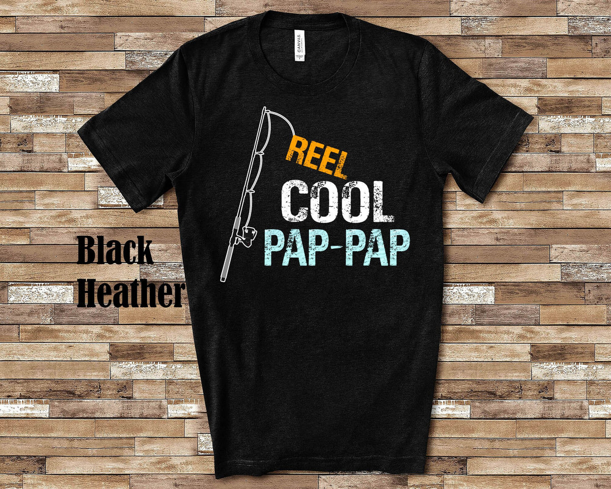 Reel Cool PapPap Shirt Tshirt PapPap Gift from Granddaughter Grandson Birthday Christmas Fathers Day Gifts for Pap Pap Graphic Tee – Everyday Comfort · High-Quality Print