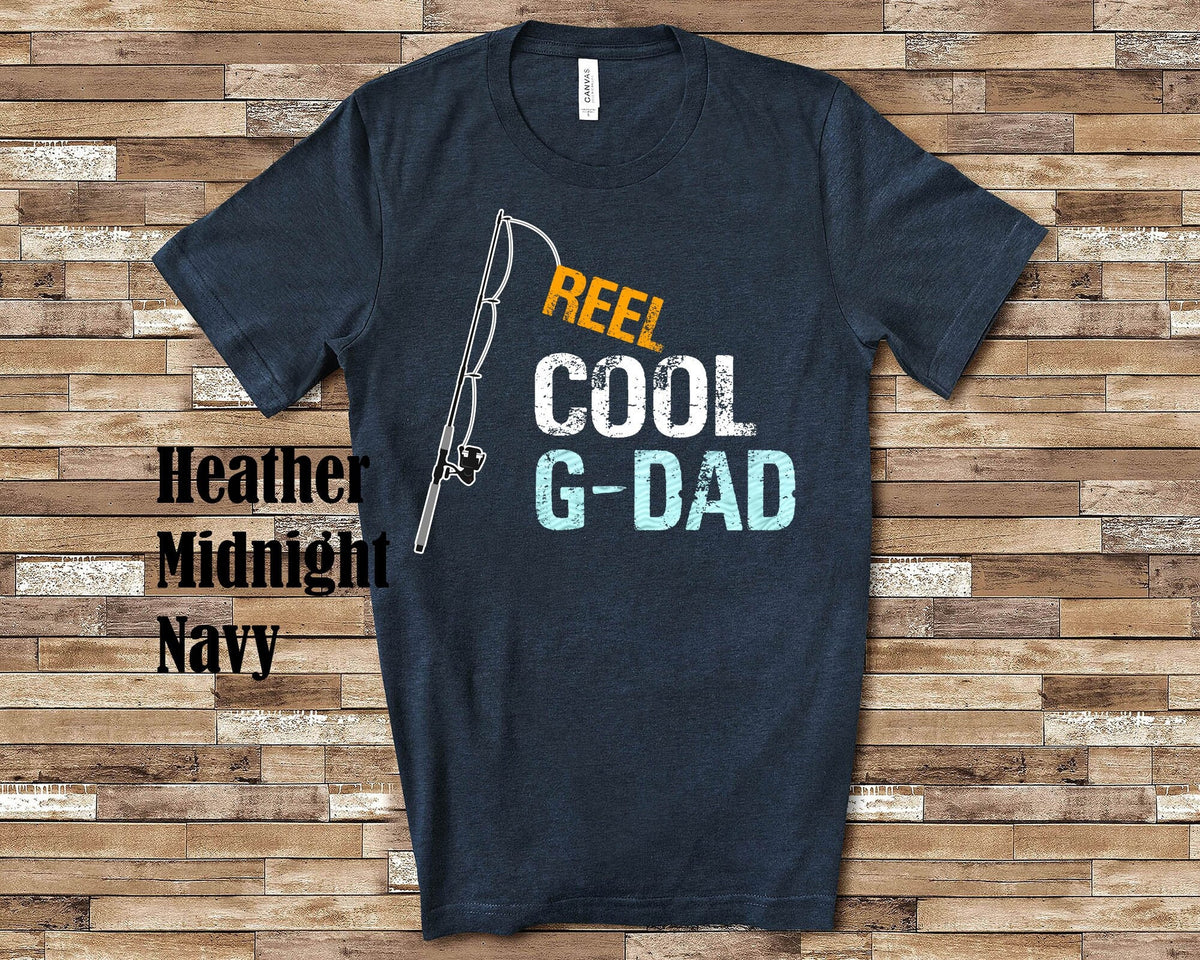 Reel Cool GDad Shirt Tshirt G Dad Gift from Granddaughter Grandson Birthday Christmas Fathers Day Gifts for GDad Graphic Tee – Premium Graphic · Top Pick For Any Outfit