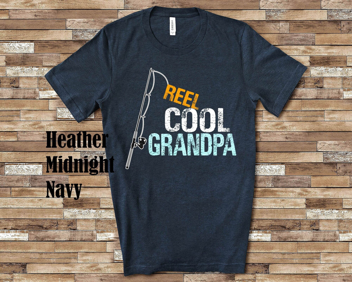 Reel Cool Grandpa Shirt for Funny Grandpa Fishing Gift Great for Father39s Day Gifts Grandfather Gift or Gift from Grandkids Graphic Tee – Bold Style · Must-Have Style