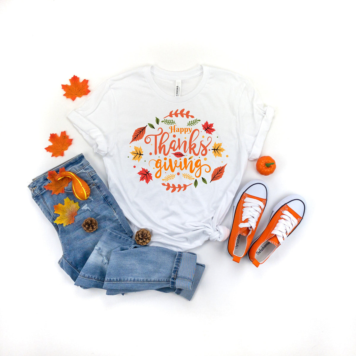 Happy Thanksgiving ShirtThanksgiving Vacation Shirt Family Thanksgiving Shirt Thanksgiving Food Shirt Thanksgiving Dinner Shirt Graphic Tee – Easygoing Wear · Top Pick For Any Outfit
