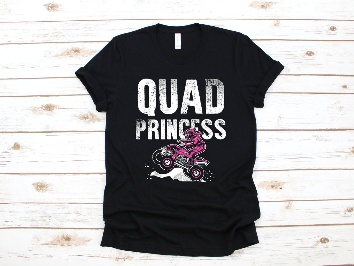 Quad Princess TShirt ATV Girl Shirt Tank Top Hoodie Sweatshirt Long Sleeve Kids Tee Apparel Gift Hoodie – Warm & Stylish · Trending Graphic Apparel