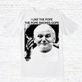 I Like The Pope The Pope Smokes Dope T Shirt Graphic Tee – Aesthetic Look · Must-Have Style
