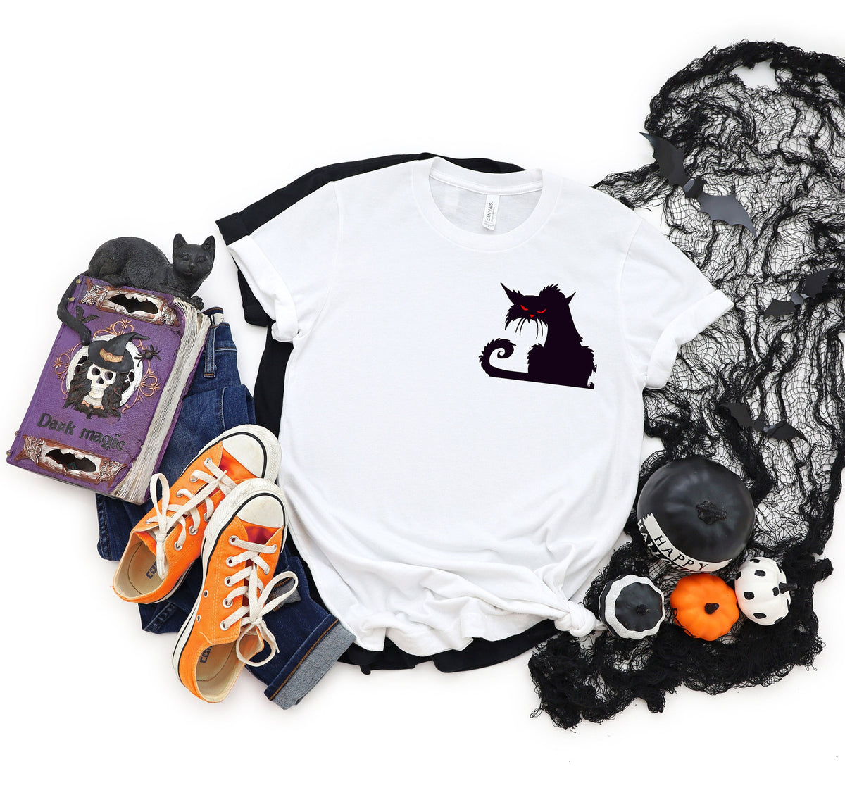 Halloween Pocket Size ShirtBlack Cat Halloween ShirtHalloween TshirtHocus PocusCat Lover TeeHalloween Kids ShirtHalloween Mom Gift Graphic Tee – Cozy Vibes · Must-Have Style