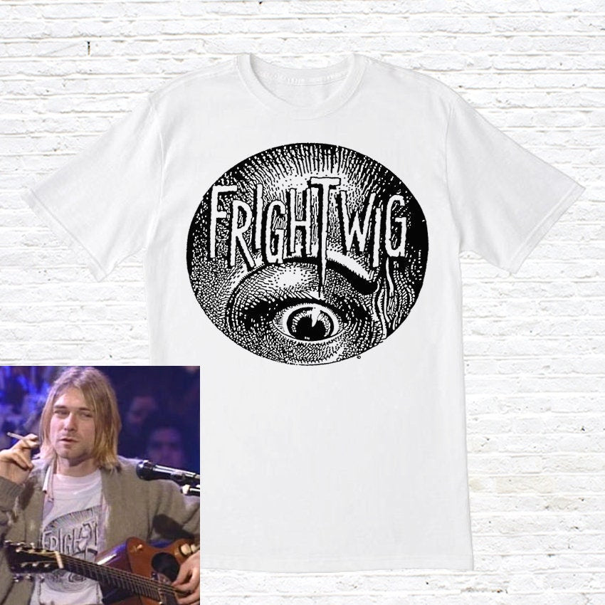 Frightwig T Shirt Worn by Kurt Cobain Graphic Tee – Feel-Good Design · Trending Graphic Apparel
