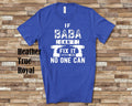 If Baba Can39t Fix It No One Can Tshirt Persian Grandfather Gift Idea for Father39s Day Birthday Christmas or Pregnancy Reveal Announcement Graphic Tee – Premium Graphic · Top Pick For Any Outfit