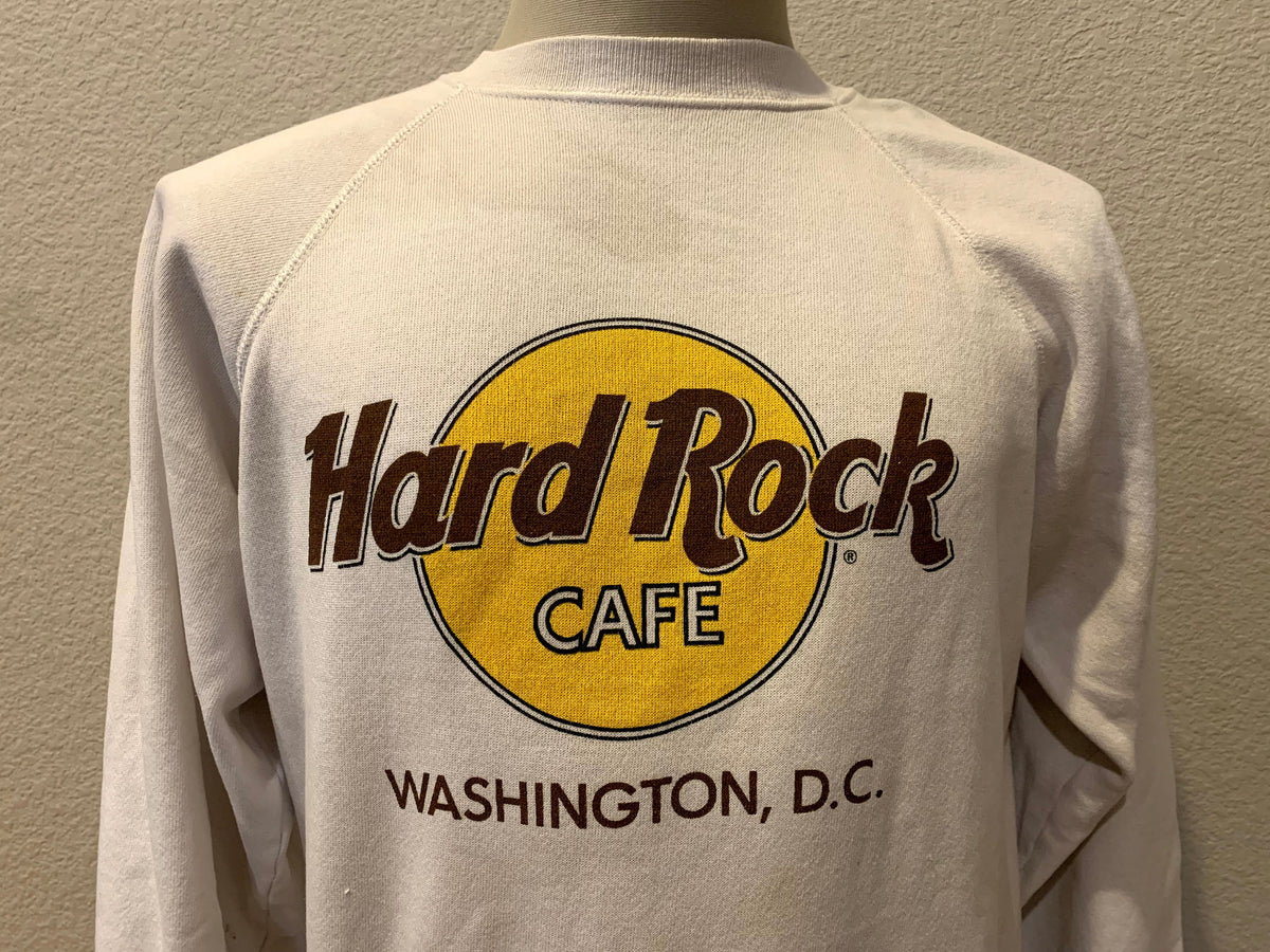 Vintage 8039s Hard Rock Cafe Washington DC Crewneck Sweatshirt Size L Sweatshirt – Warm & Stylish · Must-Have Style