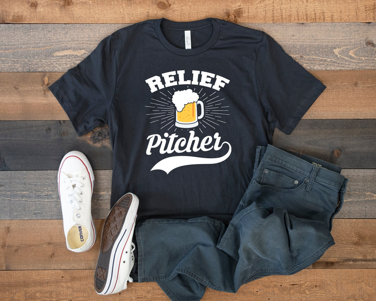 Relief Pitcher Beer TShirt Funny Beer Baseball Craft Beers Tank Top Hoodie Sweatshirt Long Sleeve Kids Tee Apparel Gift Hoodie – Feel-Good Design · High-Quality Print
