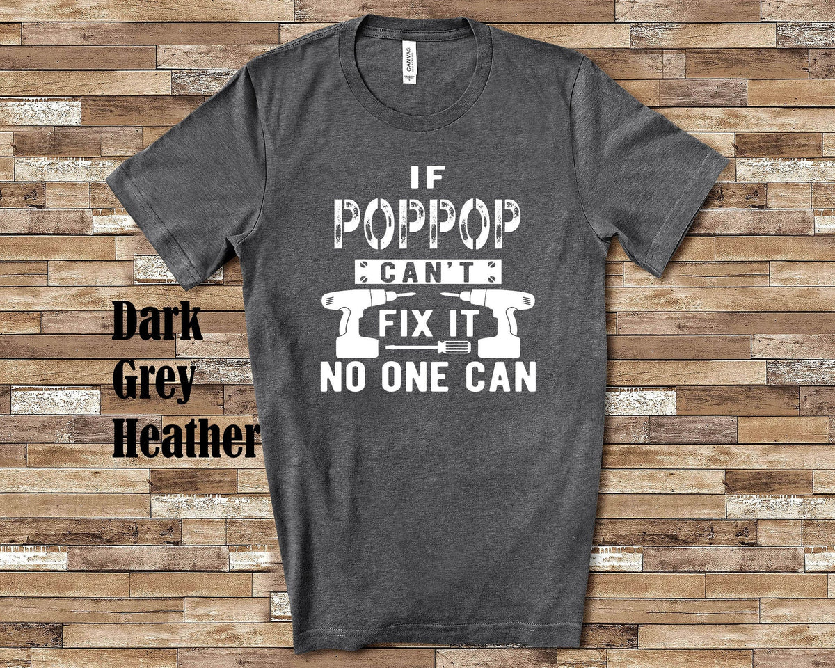 If PopPop Can39t Fix It Tshirt Long Sleeve Shirt Sweatshirt or Tank Top Special Grandfather Father39s Day Christmas Birthday Gift Sweatshirt – Aesthetic Look · Great Gift For Fans